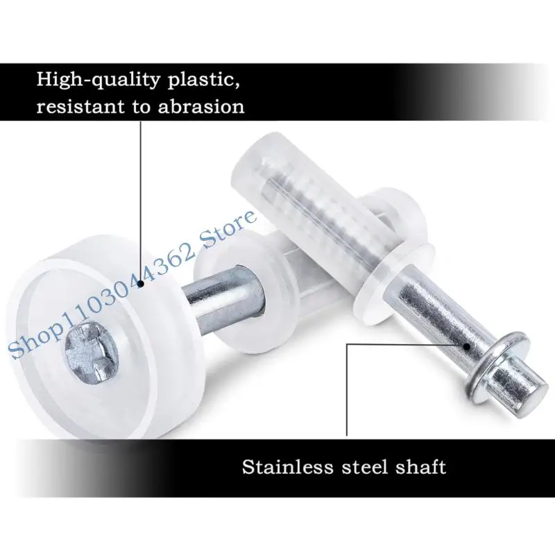 8pcs الباب العلوي دليل العجلة وأعلى المحاور #5