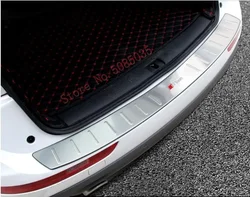 2009-2016 Rear Bumper Protector Trunk Door Sill Trim Stainless Steel Chrome Car Styling For Audi Q5 Accessories