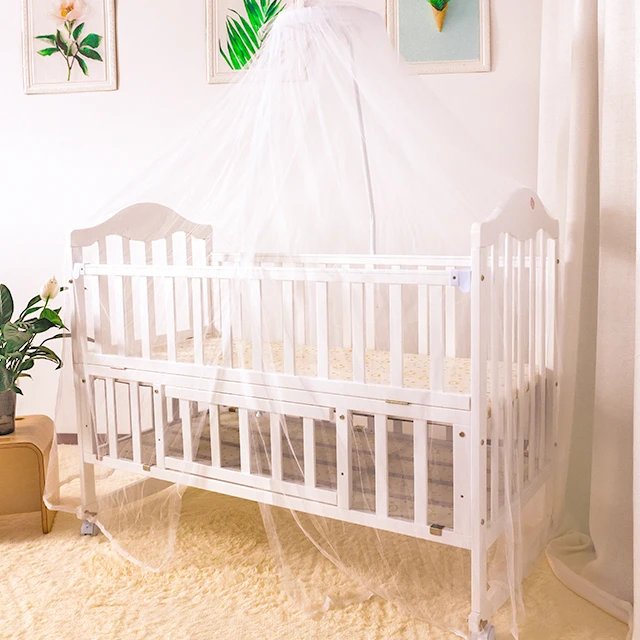 Factory directly sell wooden baby bed foldable /cribs/cots