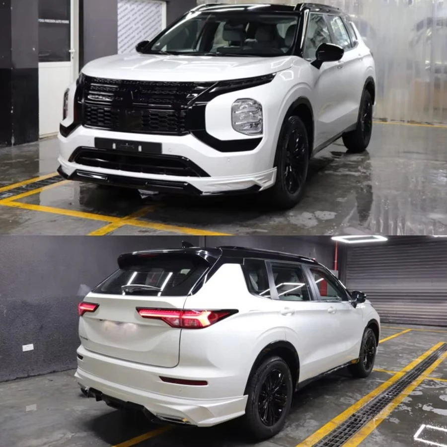 2023  Outlander Car Body Kit with Front Lip Rear Lip Side Skirts ABS Plastic Material No Color for 2024 Outlander