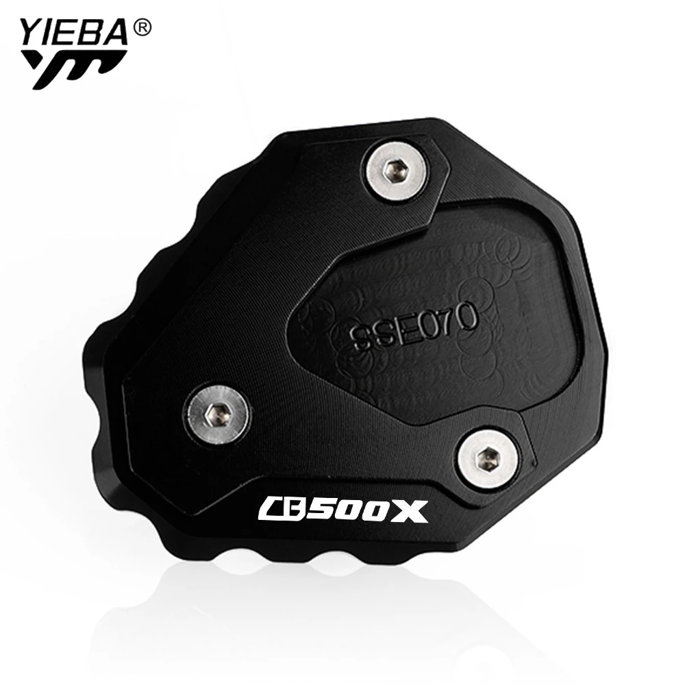 

CB 500X CB500 X Motorcycle CNC Kickstand Foot Side Stand Extension Pad Support Plate FOR HONDA CB500F CB650R CB500X CBR500R