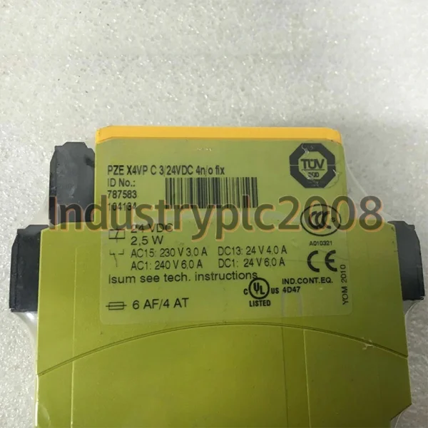 

Новое реле безопасности 777583 для Pze X4vp C 3/24 В постоянного тока 4n/o Fix, абсолютно новое оригинальное точечное реле Plc