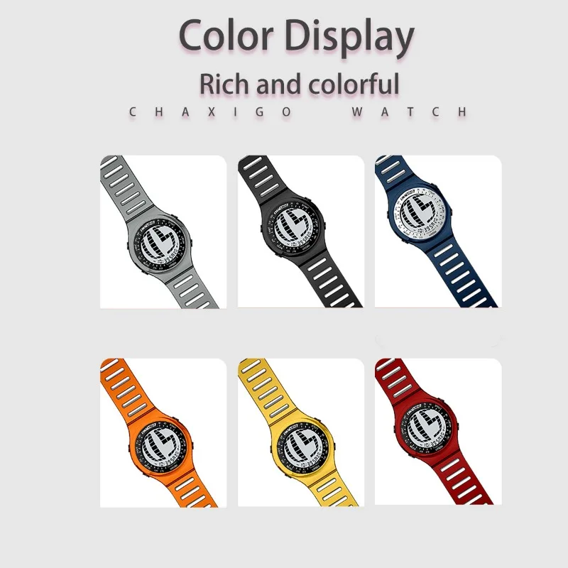 Men Sport Watch Multifunction Military Sports Watch Waterproof Luminous LED Digital Kids Clock Big Dial Student Electronic Watch
