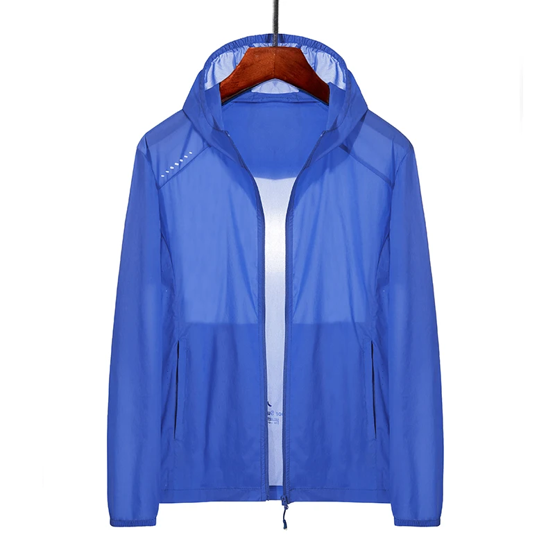

Men's Skin Jacket 400 grams Hooded Climb Hike Jacket All Sports Light Weight Coat Side Pocket Extra Large Waterproof Outerwear