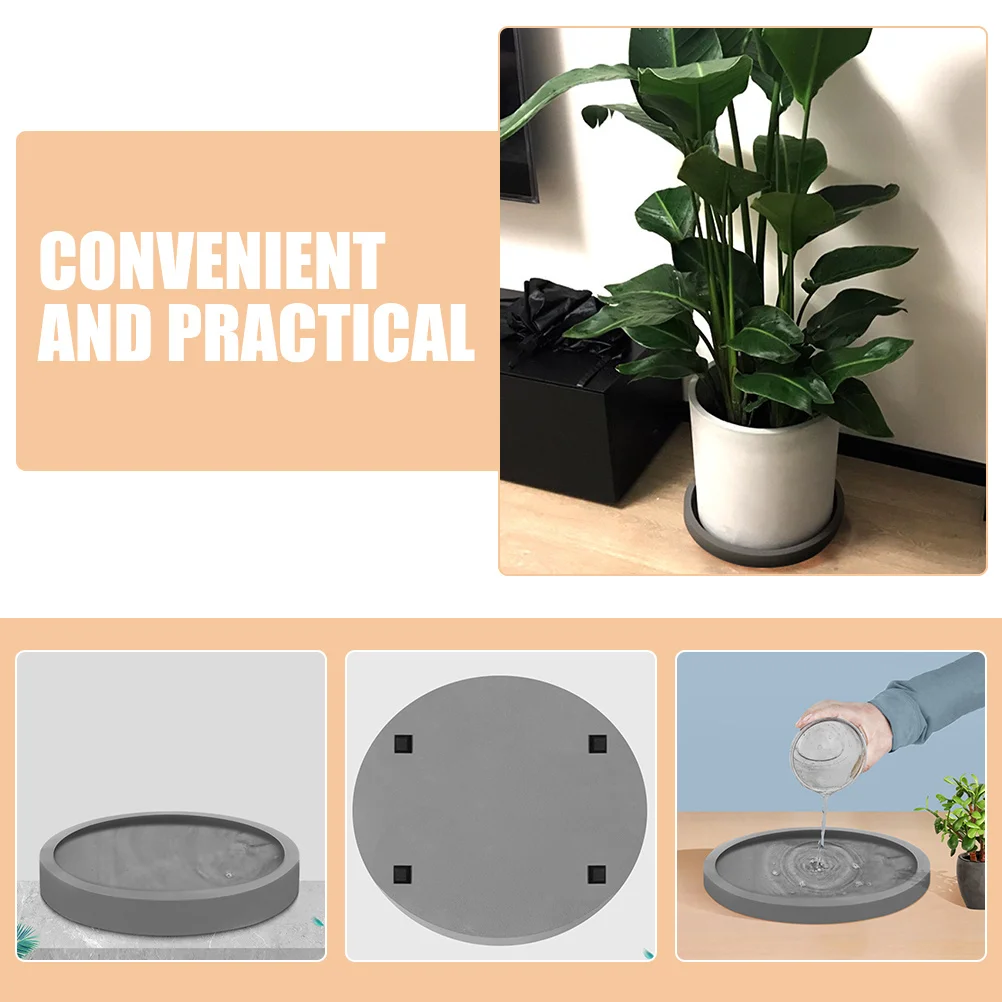 

Round Plastic Plant Saucer Tray 12Cm Drainage Base for Flower Pots Bonsai Indoor Plants Water Catcher Drip Tray Garden Accessory