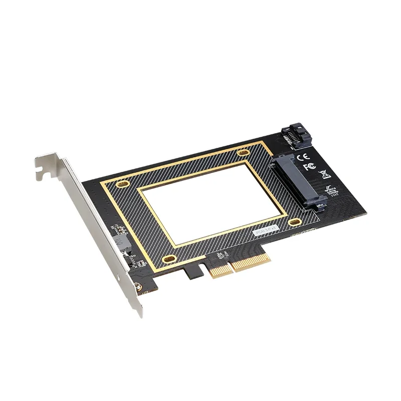 PCIE Riser 3.0 X4 To U.2 SFF-8639 Adapter PCI-Express U2 SSD To PCI-E Expansion Card X4 To 2.5