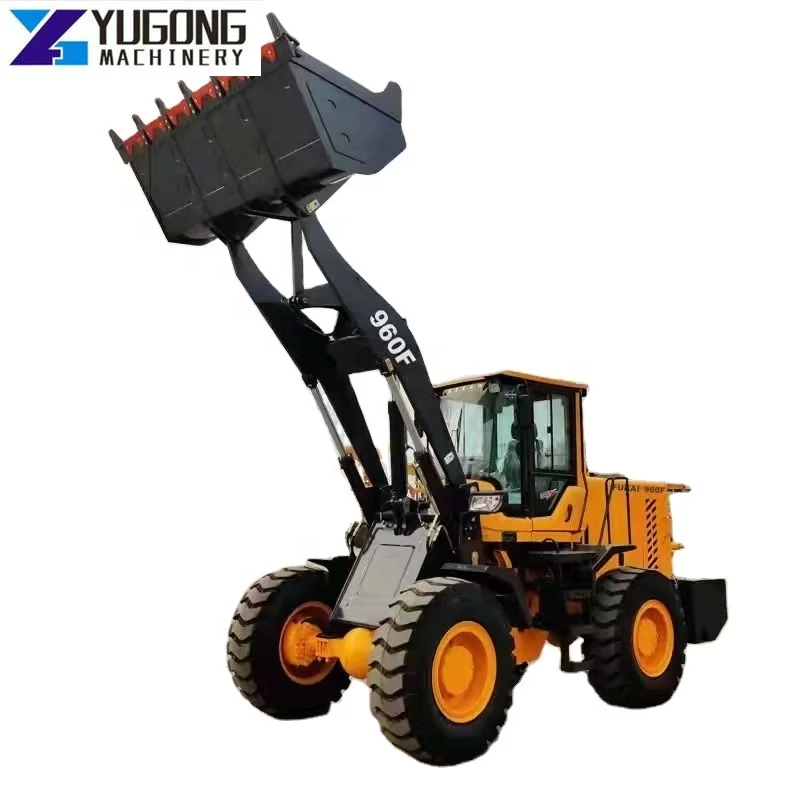 YG Lawn Tractor Mini Front End Loader Excavator Loader Tractor Front End Loader Mini Compact Wheel Loader Backhoe Excavator