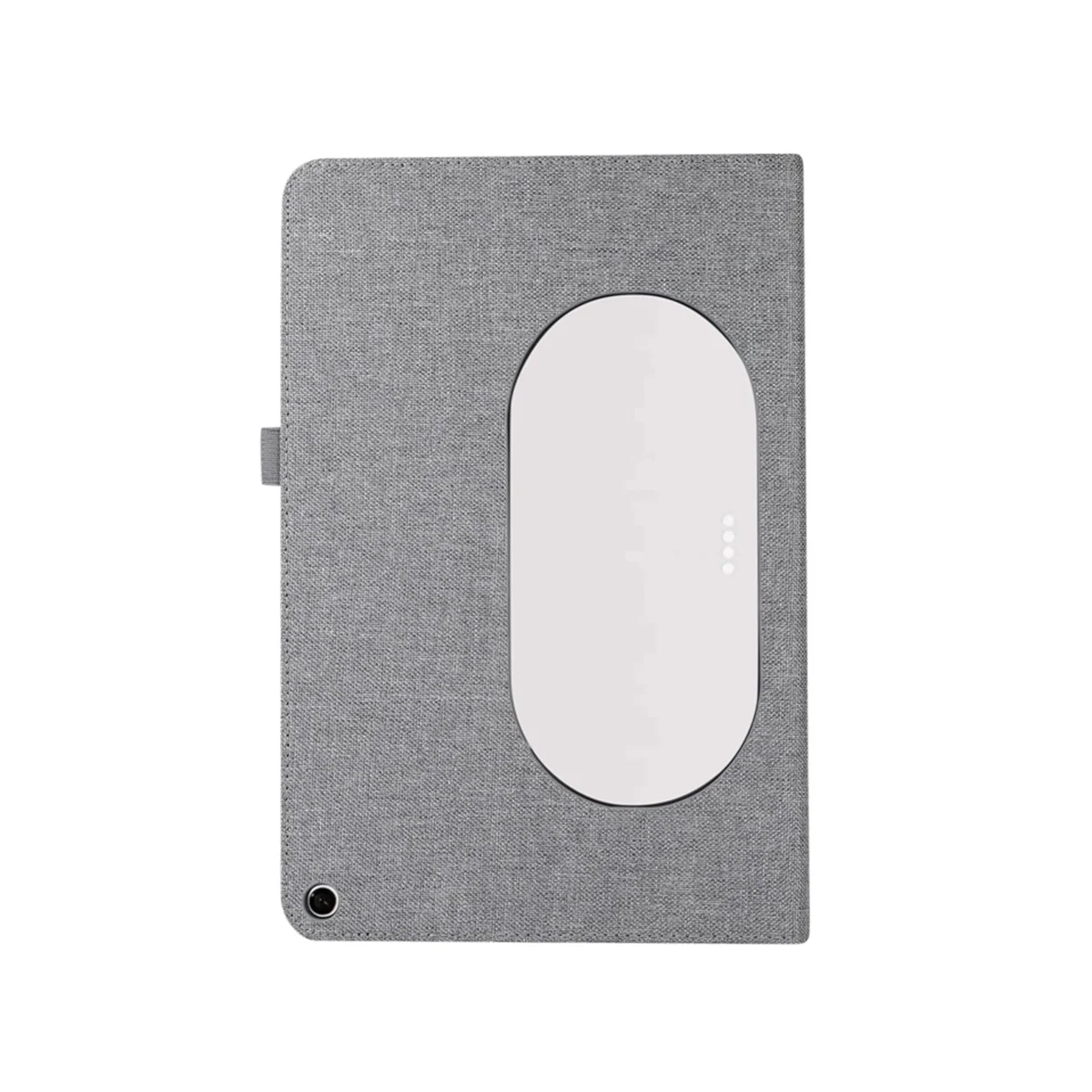 For Google Tablet Pixel Tablet Denim Pattern Protective Cover Tpu Soft Case Be Connected to the Sound Case,Silver-Gray
