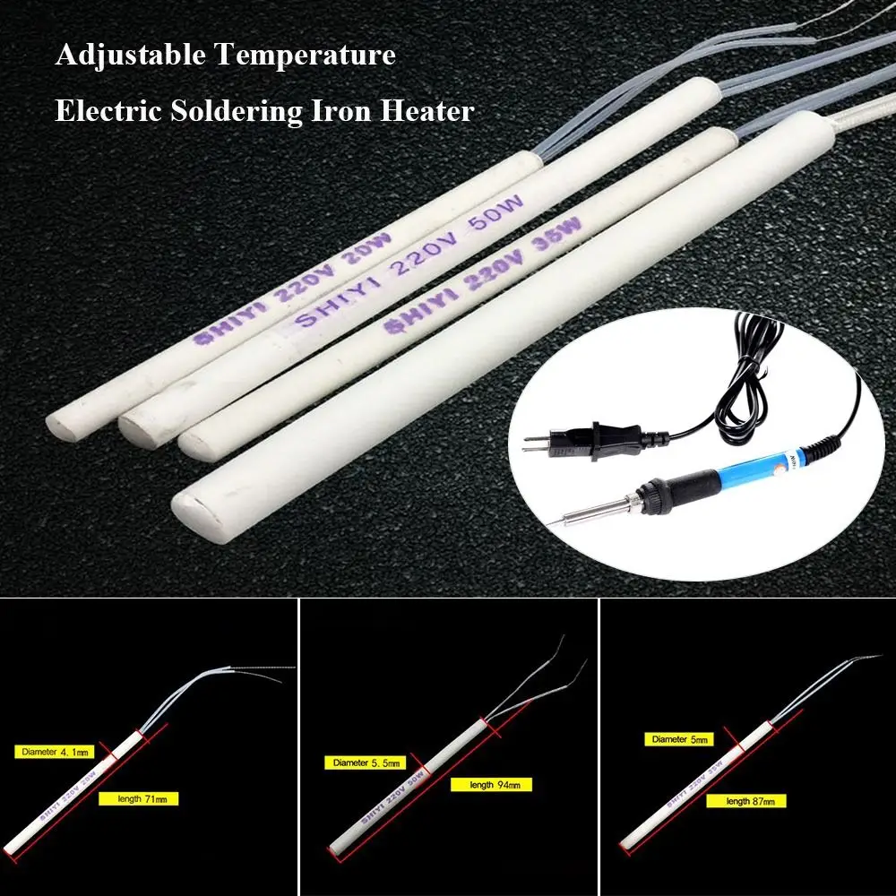 with Wire Adjustable Temperature Electric Tools Internal Heating Element 908 908S Solder Soldering Iron Heater