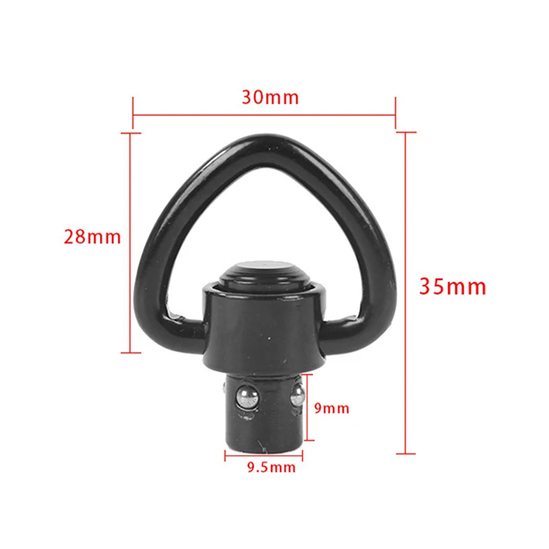 New 1/2PCS Rifle Push Button QD Quick Release Sling Swivel Mount Ringwith a Sling Swivel Hunting Accessories