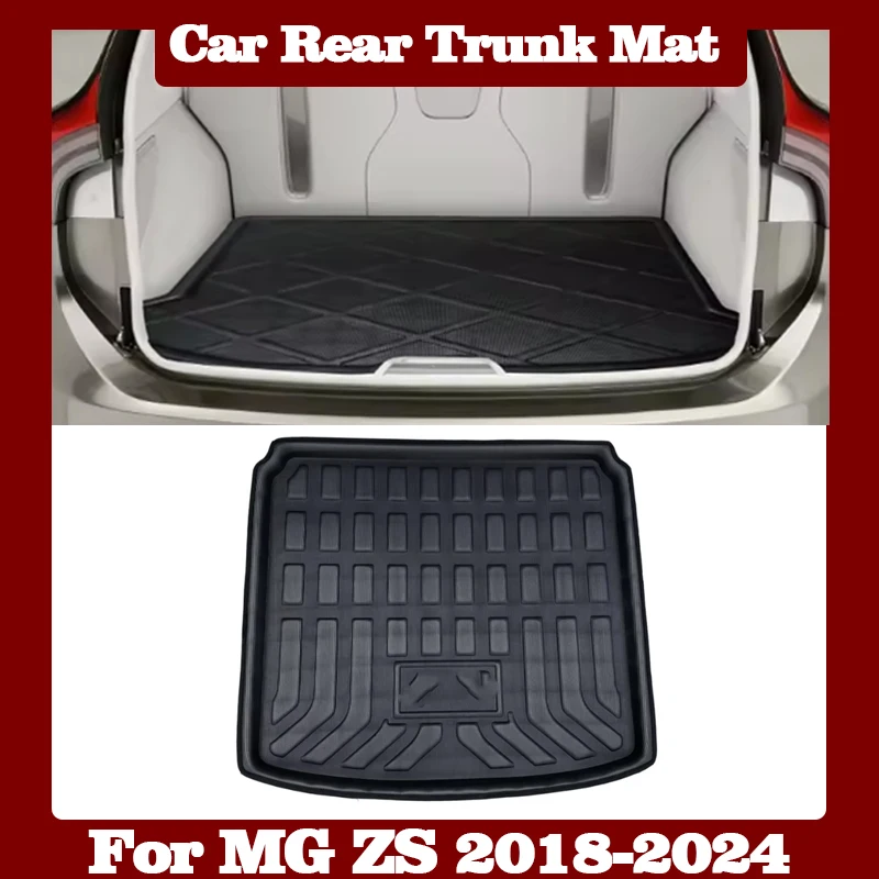 

Car Rear Trunk Mat for MG ZS Accessories MGZS EV ZX ZST 2018~2024 Anti-wear Watertight Mat Cargo Area Cover Boot Rug Parts Auto