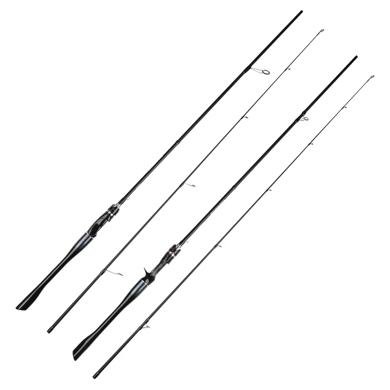 1.8m 2.1m 2.4m Medium Power Fast Action Lure WT:7-16g Line WT:6-12lb Carbon Spinning Casting Fishing Rods