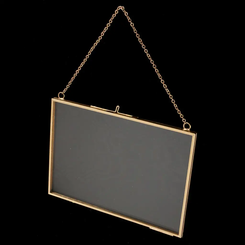 Decorative Double Sided Glass Photo Frame