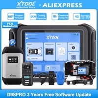 2025 XTOOL D9S Pro Car Diagnostic Tools ECU Coding Programming Bi-Directional Key Programmer Topology Map CAN FD DoIP 42 Resets