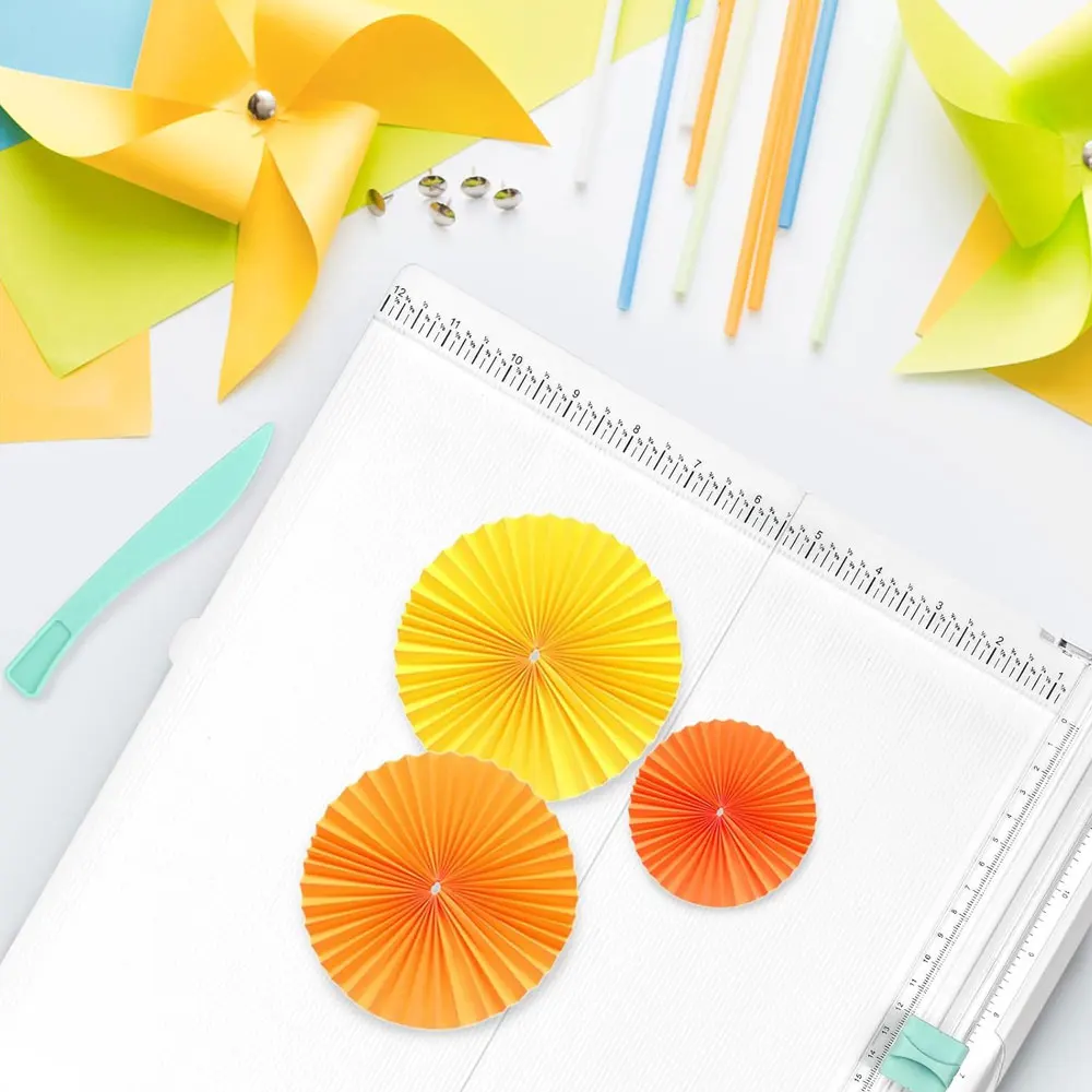 1PC opvouwbare kraspapiersnijder voor twee doeleinden scorebord, 12x12 inch ambachtelijke papiersnijder.