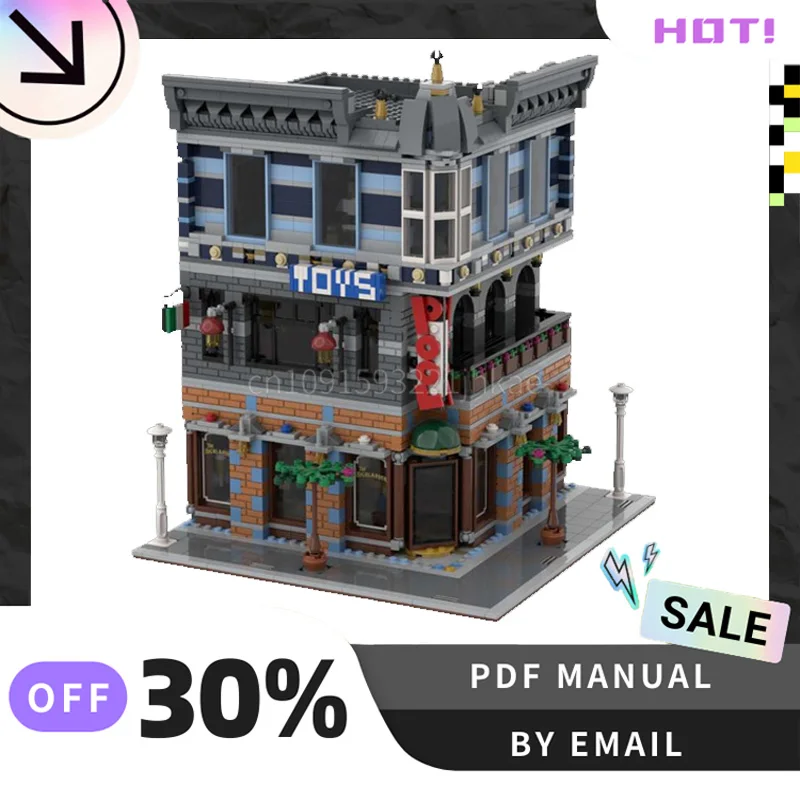 

[2463 шт.] индивидуальный MOC Highlander Clubhouse, креативный набор строительных блоков STEM, развивающие игрушки, комплект строительной модели «сделай сам», подарки