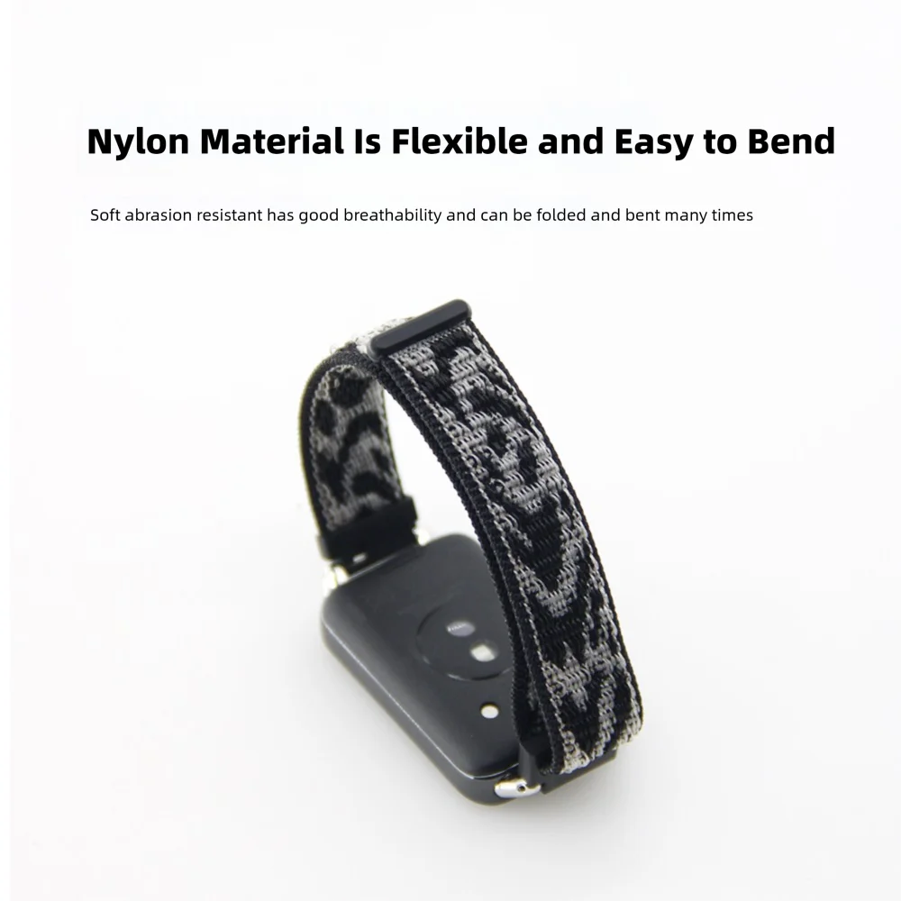 For Honor Band 9/10 Breathable Replacement Nylon Strap Quick Release Washable Lightweight Sport Smart Watch Wristband Men Women