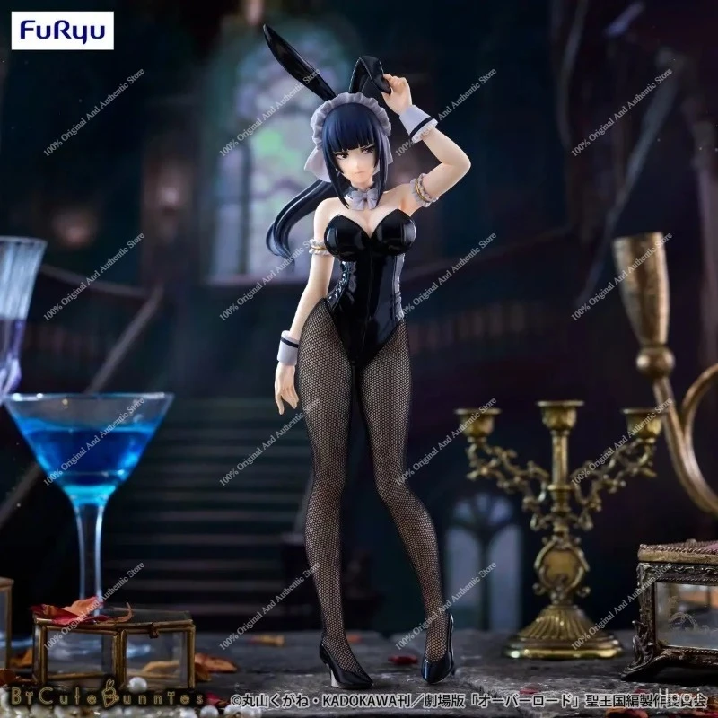 In Stock 100% Original FuRyu Overlord Narberal Gamma BiCute Bunnies Black Bunny Anime Collectible Figure Desktop Home Decor Gift