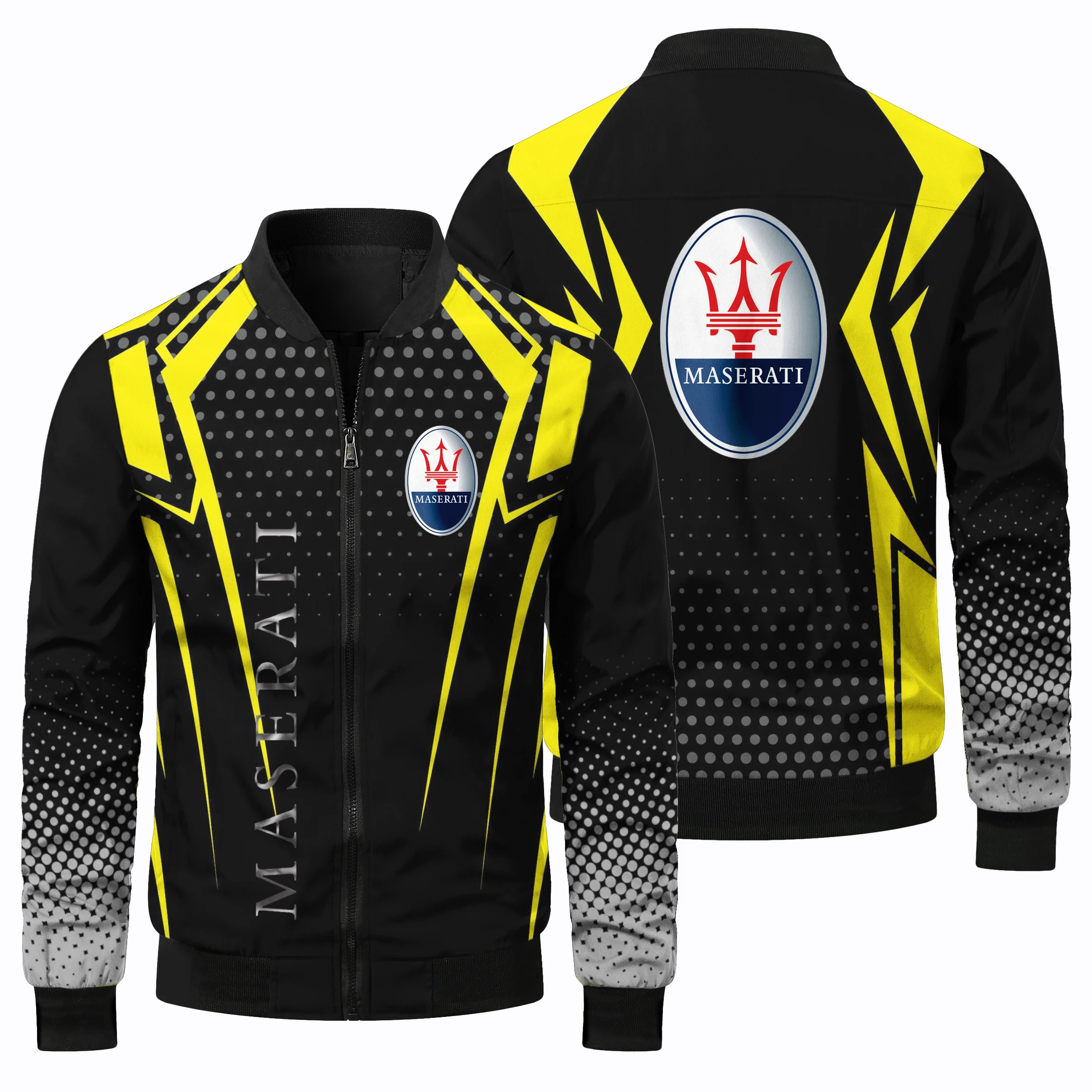 2024 New Fashion Men\'s Cycling Jacket 3D Digital Print Outdoor Sports Jacket Everyday Casual Zip Crew Neck Jacket S-4XL