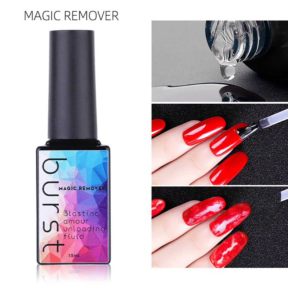 Quick Nail Gel Polish Remover Permanent Enamel Remover Burst Nail Gel Clean Remover Soak Off Primer Cleaner Nail Degreaser