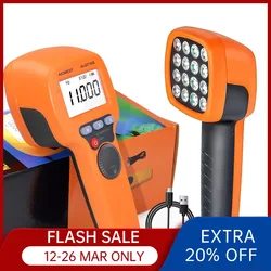 Digital LED Stroboscope Measuring 60~99,999 RPM/Hz, Non-Contact Tachometer Adjustable Strobe Light Timing Speedometer for HVAC