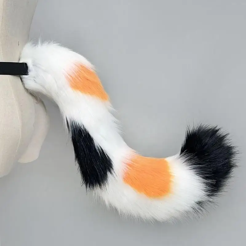 Soft Pad Animal Claw Gloves Pair for Party and Cosplay, Plush Costume Gloves for Halloween Stage and Photo Booth Event Use 6XDA