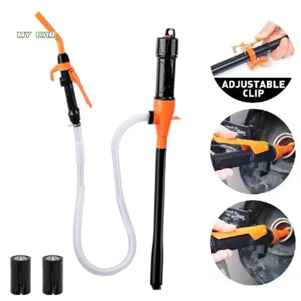 

Handheld Fuel Pump 2.2 Gallons per Min Battery Operated Electric Oil Pump Water And Oil Absorption Fast Car Gas Oil Pump Car