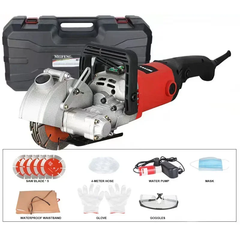 Direct Sales Electric Wall Slotting Machine Dust Free Wall Groove Cutting Machine Circular Saw 40/45MM Hydropower Installation