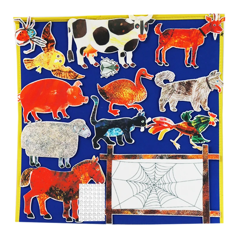 

Очень занятый паук, фетровая история, набор рассказов, фланелевые интерактивные игровые образовательные игрушки для детей