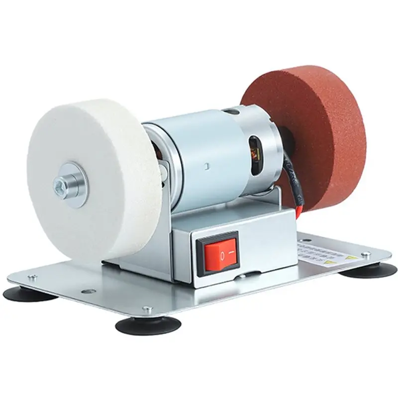 A08R-Bench Grinder 150W- Adjustable 7 Speed Design For Grinding And Polishing-Pure Copper Motor EU Plug Included