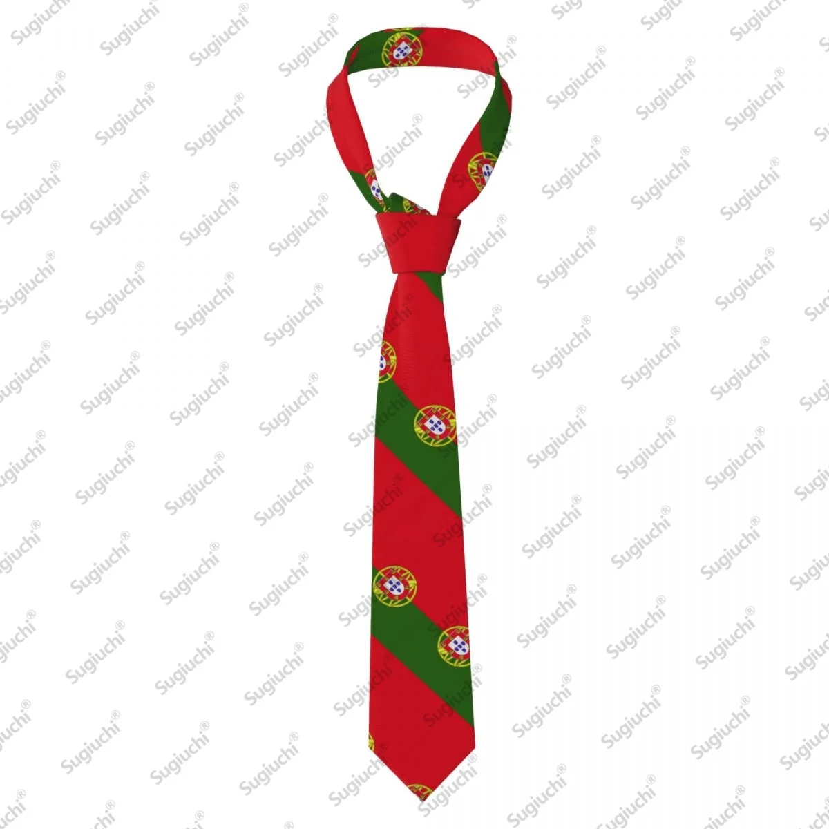 2026 Portugal Flag Wedding PartyNeck Ties For Men Women Casual Plaid Tie Suits Slim Necktie Gravatas For Gift