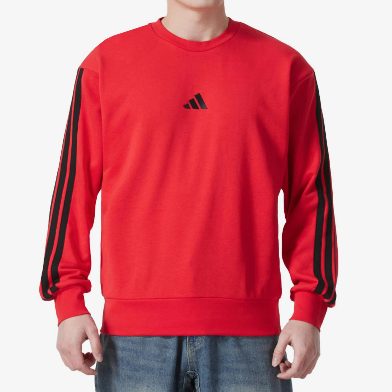 أديداس حقيقية 2025 ربيع جديد الرجال فضفاض البلوز الدافئة JE6373 #1