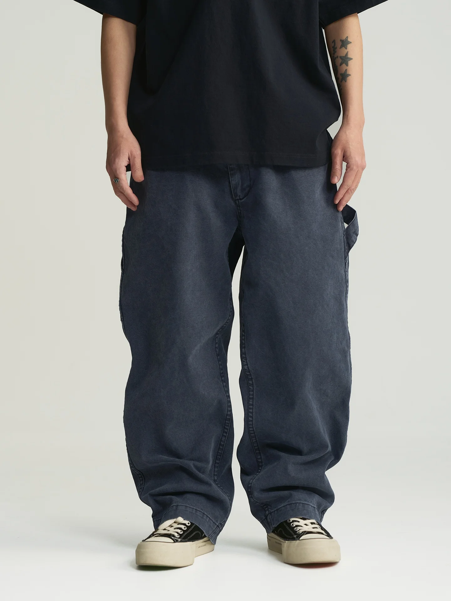 

Мужские повседневные хлопковые рабочие брюки MIDUPDATE в винтажном американском стиле, свободного кроя, весна 2026, ретро-брюки для лесорубов