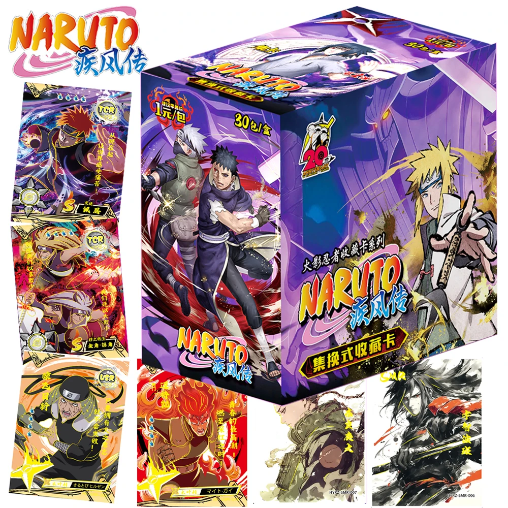 

NARUTO Collection Card For Children Hyūga Neji Hatake Kakashi Original Youth Adventure Anime Rare Limited Game Card Kids Gifts