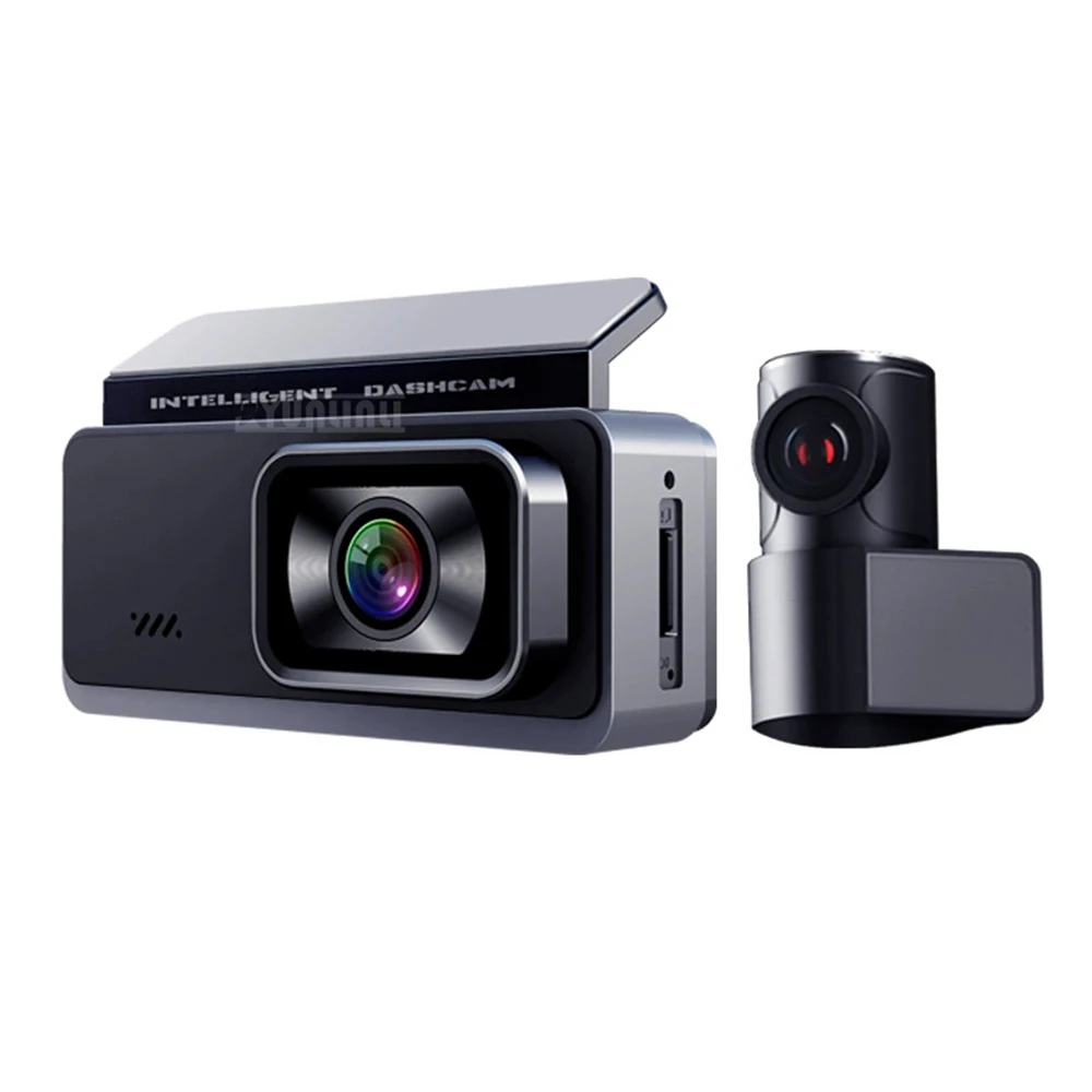 

2K Dual Lens Car Dash Cam 3.2 Inch HD Touch Screen Front And Rear Recording Night Vision Vehicle Recorder Mobile Interconnection