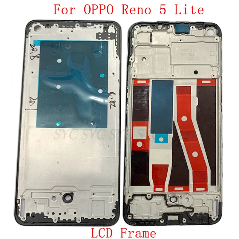 

Middle Frame LCD Bezel Plate Panel Chassis Housing For OPPO Reno 5 Lite Phone Metal LCD Frame Repair Parts