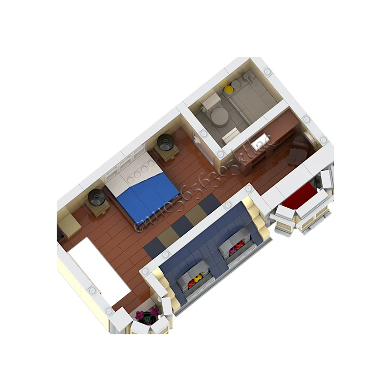 3008 STUKS Middeleeuwse HiFi Winkel Residentieel Huis MOC Aanpasbare Modulaire Bouwsteen Educatief Speelgoed Kinderen DIY Speelgoed Verjaardagscadeau