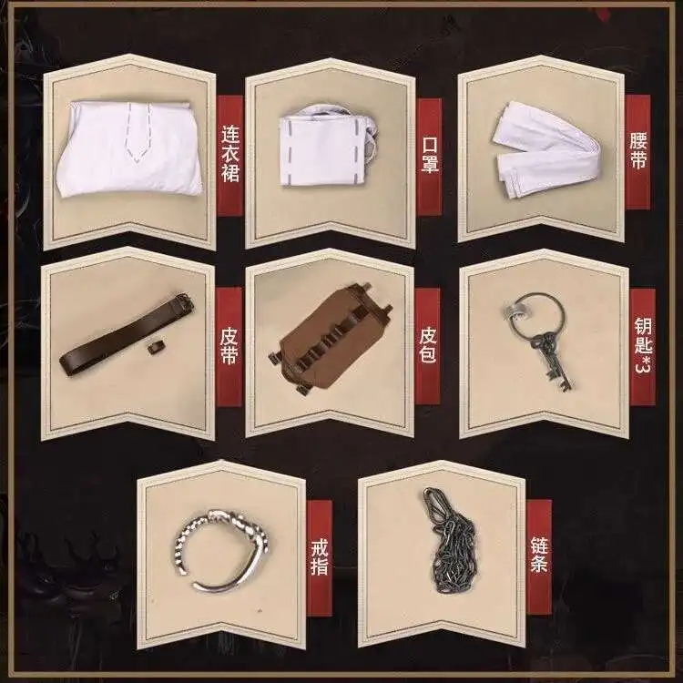 Identiteit V Game Nieuwe Survivor Psycholoog Ada Mesmer Cosplay Kostuums Halloween Uniformen Werkkleding Feestjurk