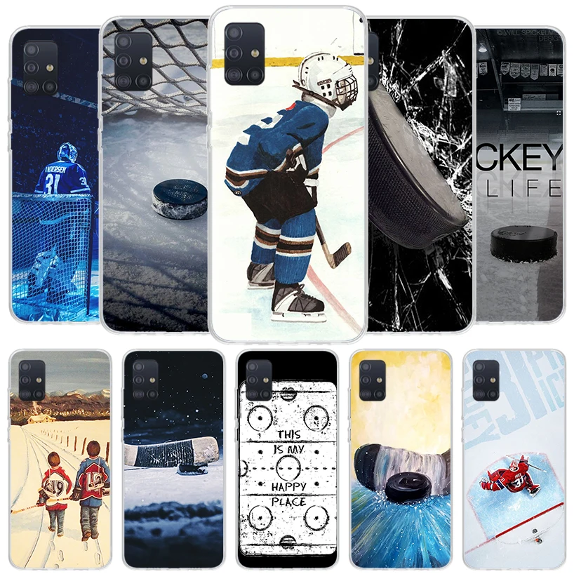 Ice Hockey Rink Sport Cover Phone Case For Samsung A51 A41 A31 A21S A71 A50S A40 A30S A20E A10S A6 A7 A8 A9 Plus Soft Fundas