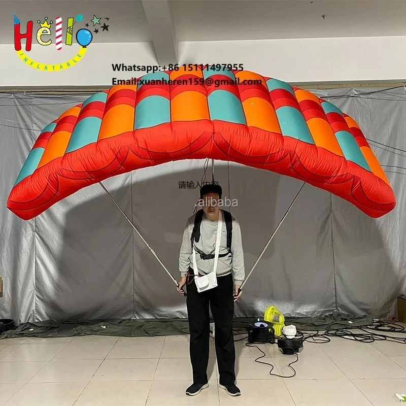

Brand Promotion Walking Costume Color Inflatable Paragliding Puppet for Parade