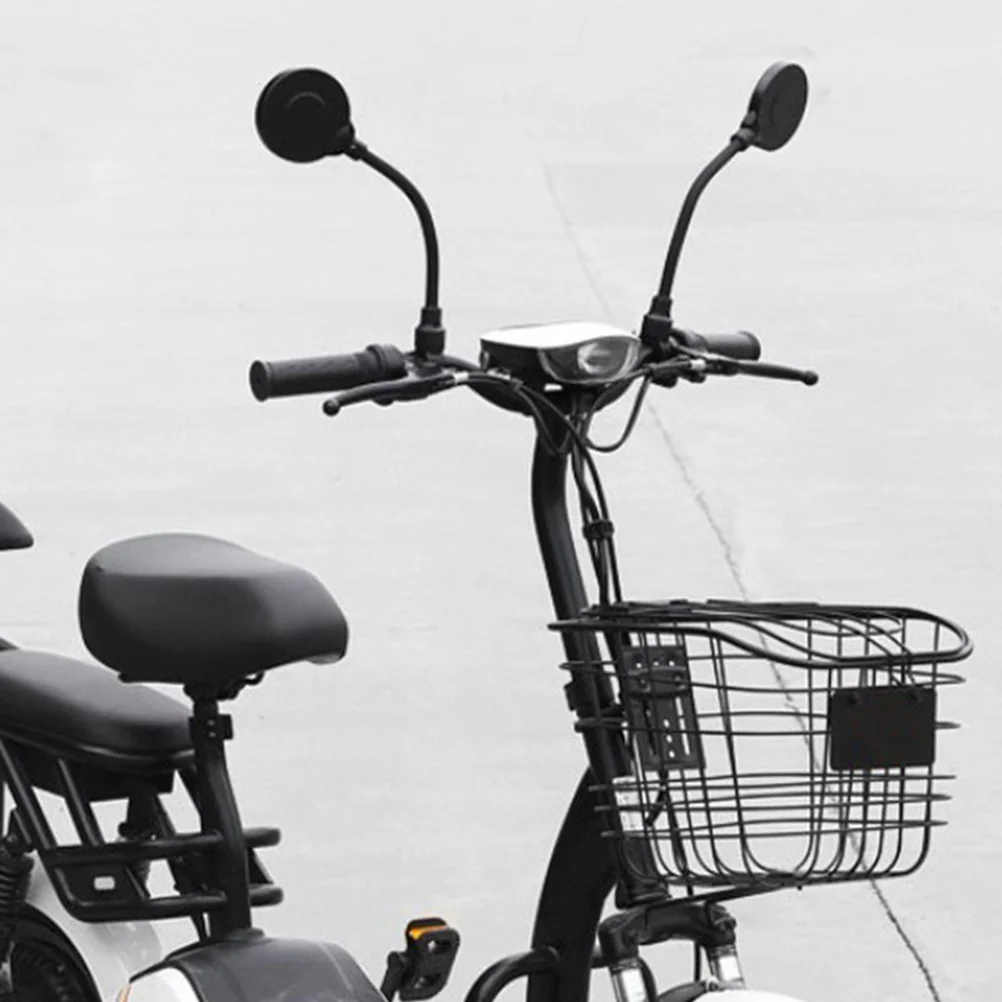 

2Pcs Bike Rear Mirror Adjustable Handlebar Mount 360 Degree Rotatable Universal Rearview Mirror Motorcycle Bike Accessories