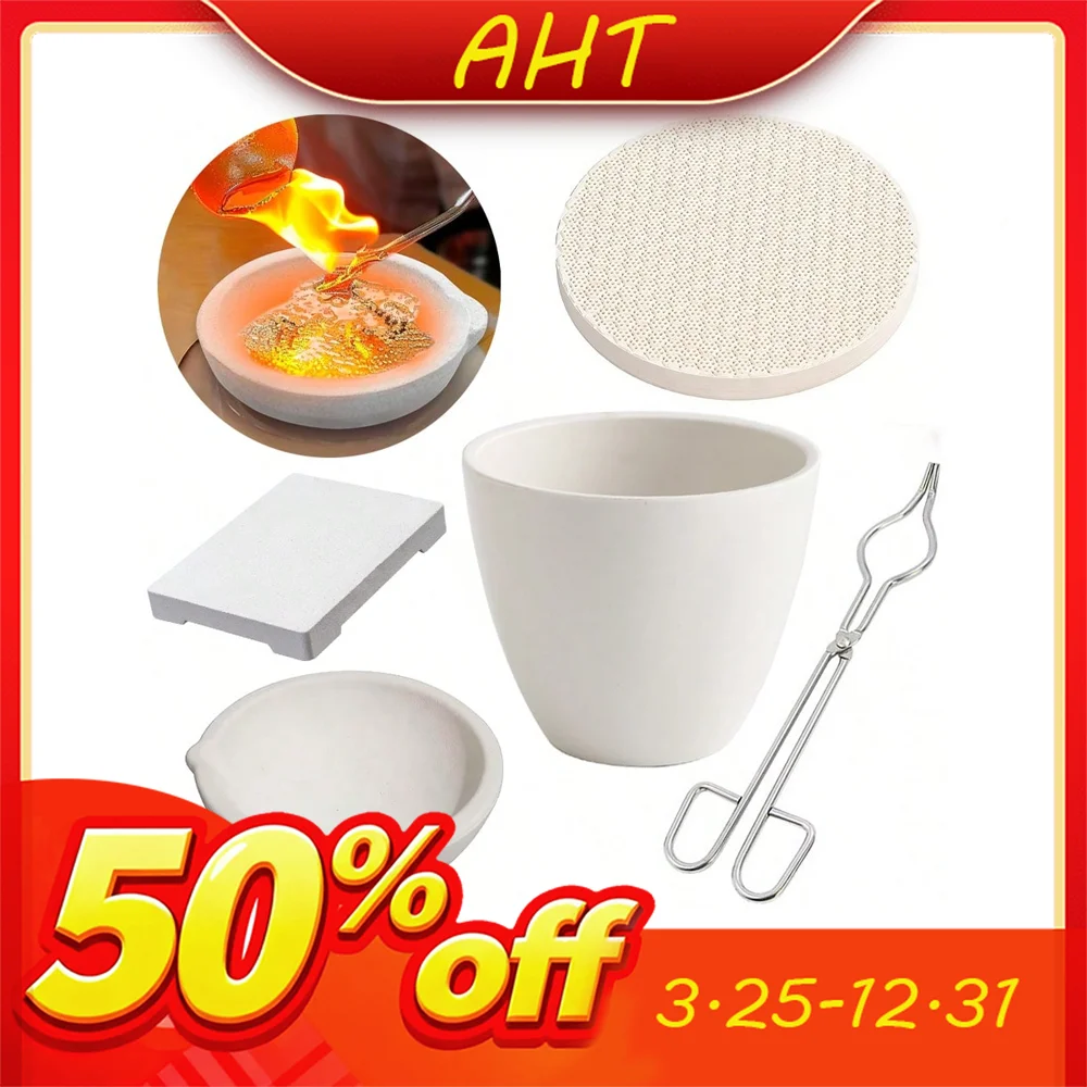 aht-gold-melting-kit-ceramic-crucible-tongs-refractory-board-set-for-silver-copper-jewelry-smelting-crucible-tongs-refractory