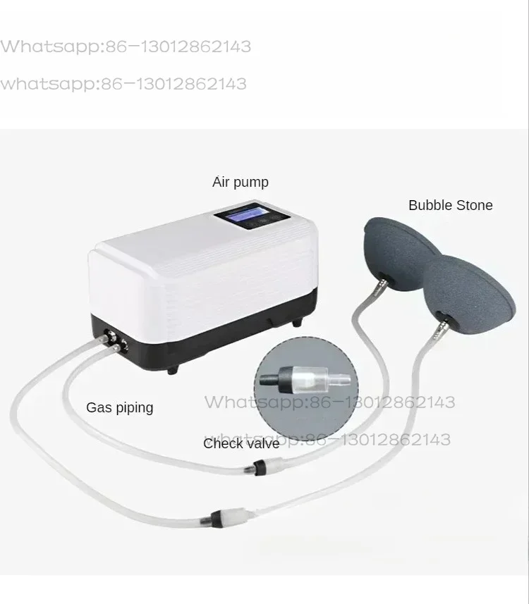 2026 CP-1000 Oxygen Pump AC/DC Fish Tank Aquarium Oxygen Pump Air Pump Oxygen Generator for Power Outage 110-220V