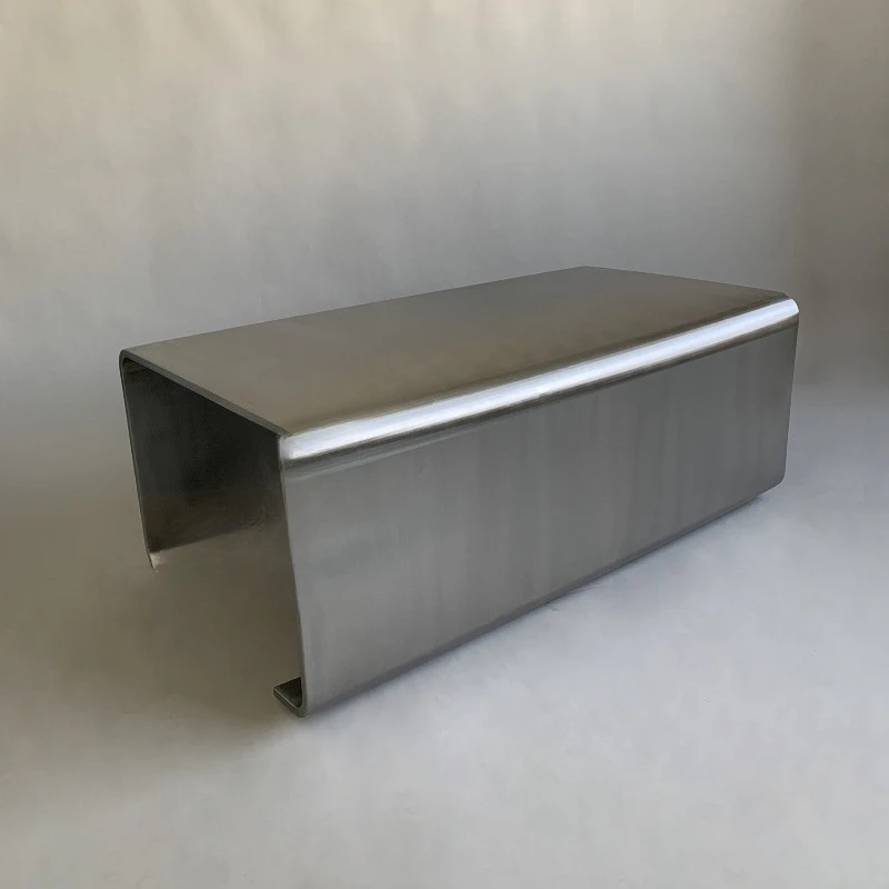 Nordic minimalist rectangular stainless steel coffee table large flat creative light luxury coffee table