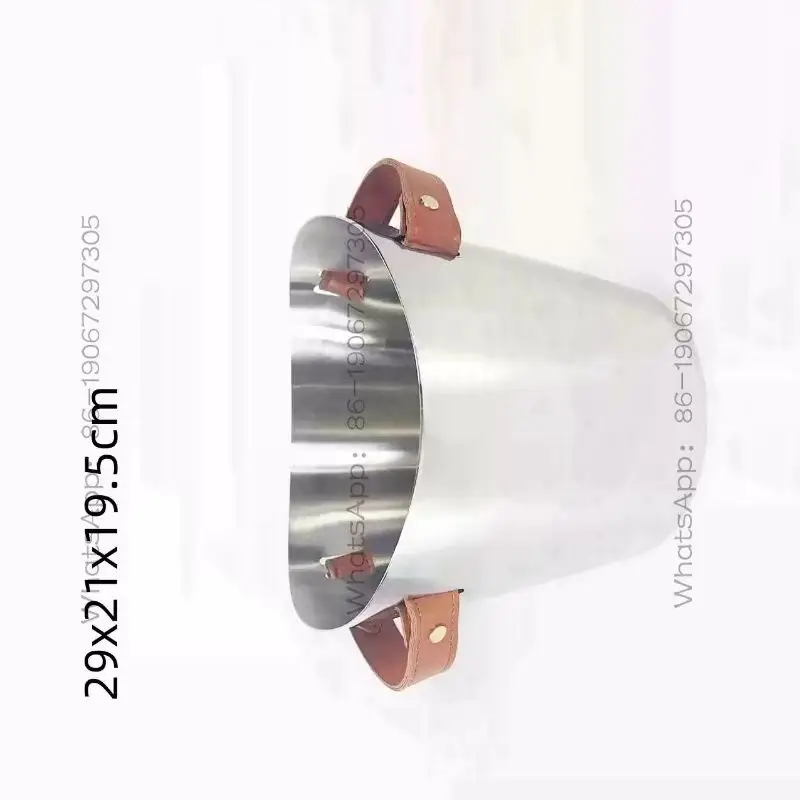 26983 Nordic Unique 304 Stainless Steel Ice Bucket, Home Wine Set, High-Appearance Wine Champagne Ice Bucket