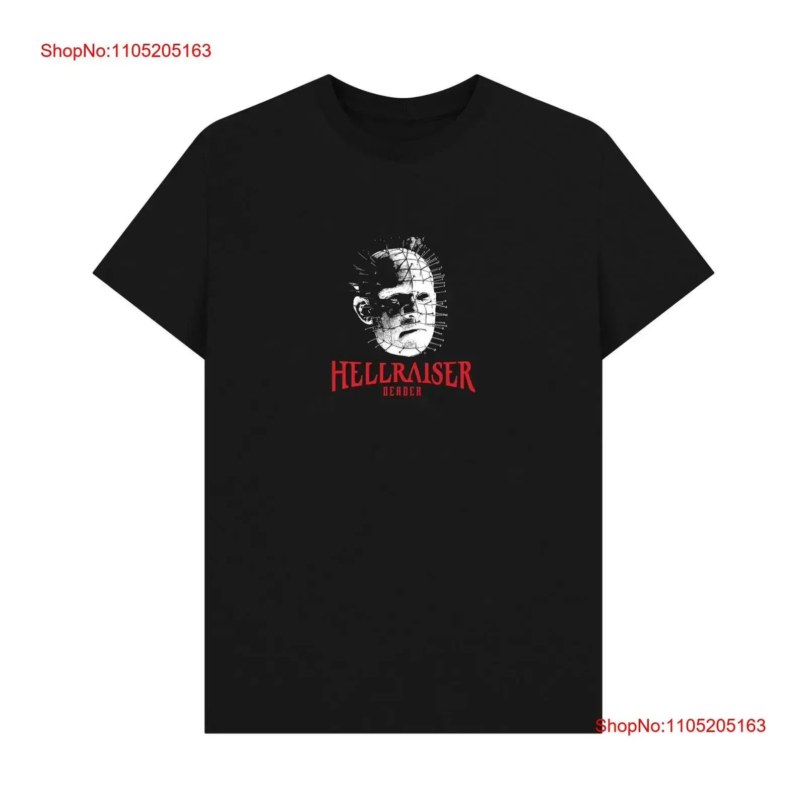 PREMIUM OFFICIAL Hellraiser Black Deader T Shirt vintage Washed graphic homme Comfortable designer clothes Soft streetwear