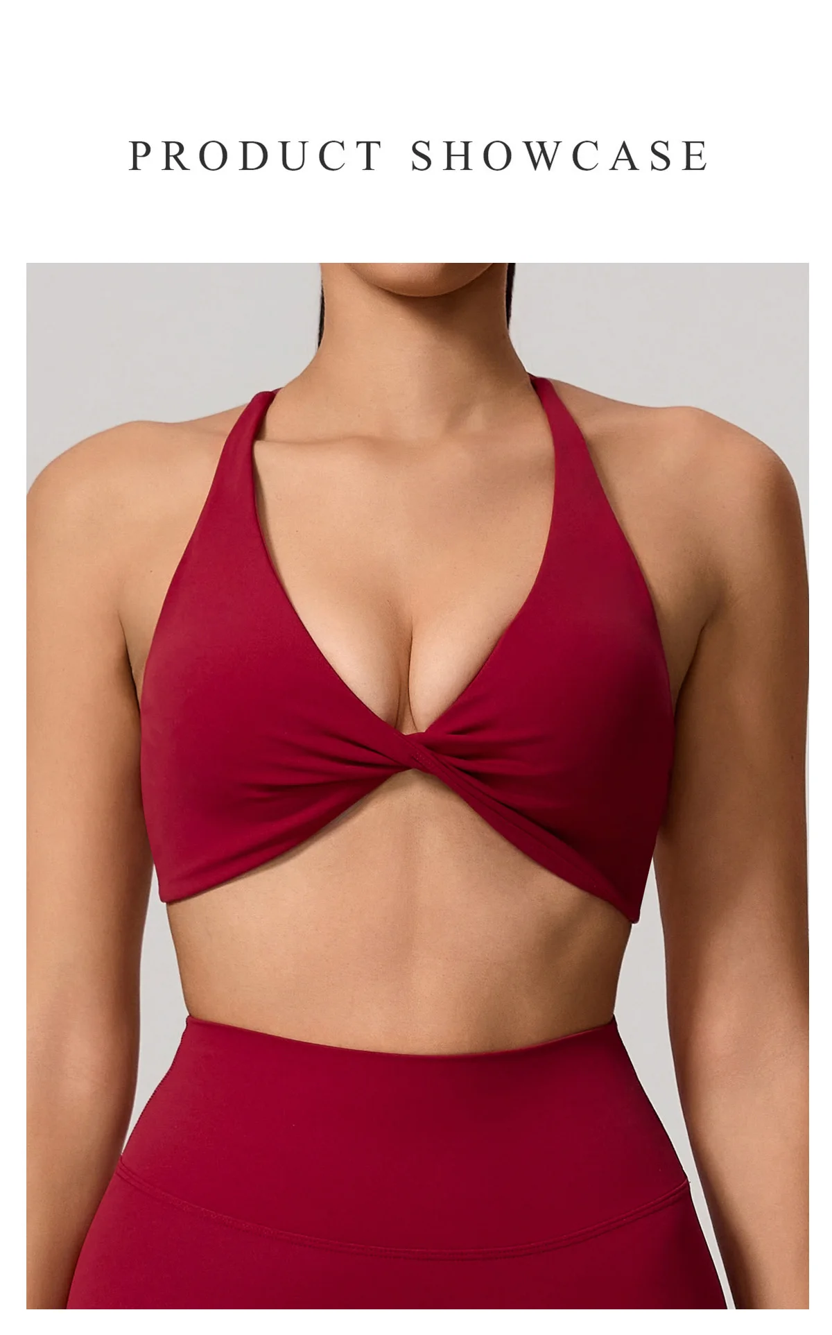 Hearuisavy Sommer Sexy Gym-Top für Damen, Lauf-BH mit Rückenkreuzung, Yoga-BH, Sport-BH, atmungsaktive Push-Up-Unterwäsche, Fitness-Workout-Top – Detail 2