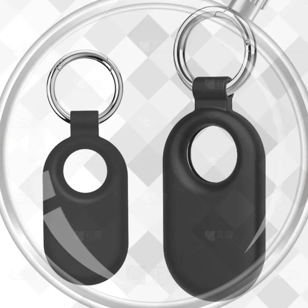 

Silicone Case Protector Case Anti-Drop Protective Cover Waterproof Anti-Scratch with Keychain for Samsung Galaxy SmartTag2