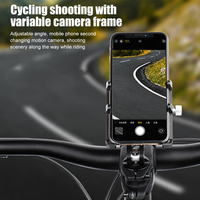GUB Adjustable Bicycle Stem Cellphone Mount Aluminum Alloy Handlebar Mobilephone Support Centered Installation Cycling Equipment