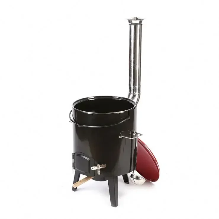 Griglia per barbecue per vendite calde con pentole e mestolo in acciaio inossidabile